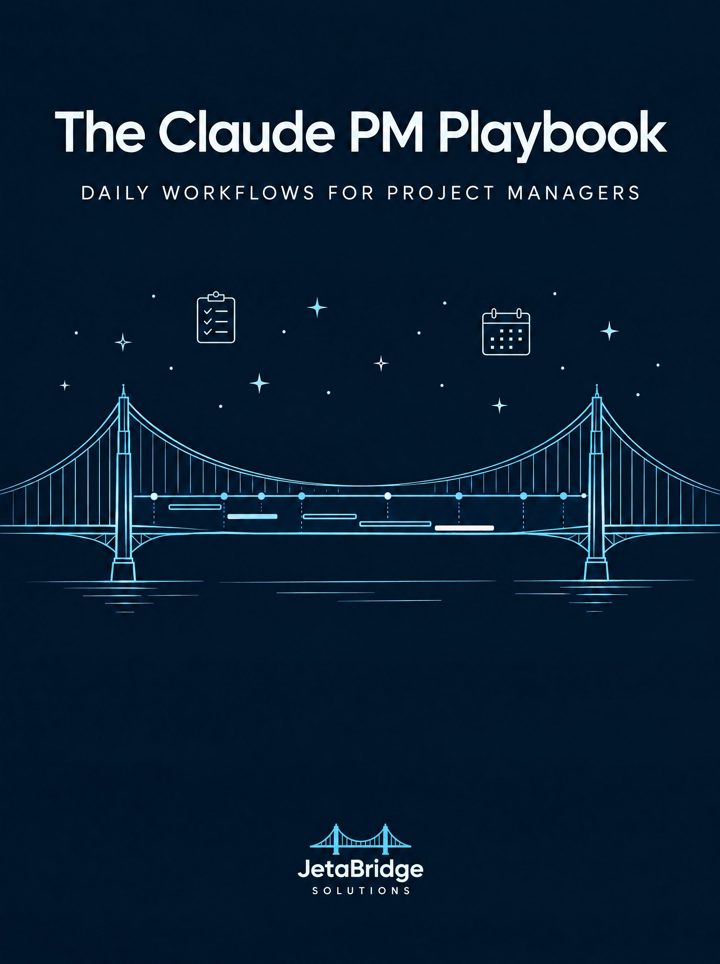 Cover of The Claude PM Playbook: Daily Workflows for Project Managers